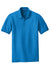 Port Authority K100/TLK100 Mens Core Classic Short Sleeve Polo Shirt Coastal Blue Flat Front