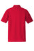 Port Authority K100/TLK100 Mens Core Classic Short Sleeve Polo Shirt Rich Red Flat Back