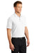 Port Authority K100/TLK100 Mens Core Classic Short Sleeve Polo Shirt White Model 3q