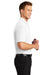 Port Authority K100/TLK100 Mens Core Classic Short Sleeve Polo Shirt White Model Side