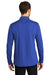 Port Authority K110LS Mens Dry Zone Performance Moisture Wicking Long Sleeve Polo Shirt True Royal Blue Model Back