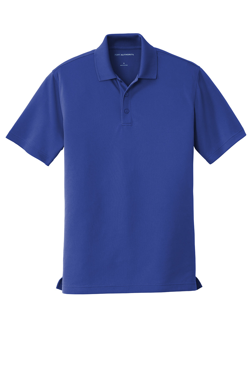 Port Authority K110 Mens Dry Zone Moisture Wicking Short Sleeve Polo Shirt True Royal Blue Flat Front