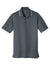 Port Authority K111 Mens Dry Zone Moisture Wicking Short Sleeve Polo Shirt Graphite Grey/White Flat Front