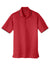 Port Authority K111 Mens Dry Zone Moisture Wicking Short Sleeve Polo Shirt Rich Red/Deep Black Flat Front