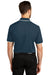 Port Authority K111 Mens Dry Zone Moisture Wicking Short Sleeve Polo Shirt River Navy Blue/White Model Back