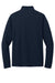 Port Authority K112 Mens Dry Zone Moisture Wicking Micro Mesh 1/4 Zip Sweatshirt River Navy Blue Flat Back