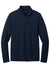 Port Authority K112 Mens Dry Zone Moisture Wicking Micro Mesh 1/4 Zip Sweatshirt River Navy Blue Flat Front