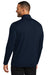 Port Authority K112 Mens Dry Zone Moisture Wicking Micro Mesh 1/4 Zip Sweatshirt River Navy Blue Model Back