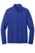 Port Authority K112 Mens Dry Zone Moisture Wicking Micro Mesh 1/4 Zip Sweatshirt True Royal Blue Flat Front