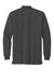 Port Authority K321 Mens Long Sleeve Mock Neck T-Shirt Steel Grey Flat Back