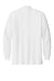 Port Authority K321 Mens Long Sleeve Mock Neck T-Shirt White Flat Back