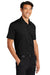 Port Authority K398 Mens Staff Performance Moisture Wicking Short Sleeve Polo Shirt Black Model 3q