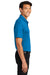 Port Authority K398 Mens Staff Performance Moisture Wicking Short Sleeve Polo Shirt Brilliant Blue Model Side