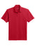 Port Authority K398 Mens Staff Performance Moisture Wicking Short Sleeve Polo Shirt Engine Red Flat Front