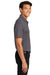 Port Authority K398 Mens Staff Performance Moisture Wicking Short Sleeve Polo Shirt Graphite Grey Model Side