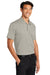 Port Authority K398 Mens Staff Performance Moisture Wicking Short Sleeve Polo Shirt Silver Grey Model 3q