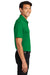 Port Authority K398 Mens Staff Performance Moisture Wicking Short Sleeve Polo Shirt Spring Green Model Side