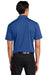 Port Authority K398 Mens Staff Performance Moisture Wicking Short Sleeve Polo Shirt True Blue Model Back