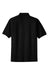 Port Authority K420P Mens Shrink Resistant Short Sleeve Polo Shirt w/ Pocket Black Flat Back