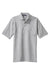 Port Authority K420P Mens Shrink Resistant Short Sleeve Polo Shirt w/ Pocket Oxford Grey Flat Front