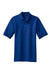 Port Authority K420P Mens Shrink Resistant Short Sleeve Polo Shirt w/ Pocket Royal Blue Flat Front