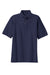 Port Authority K420/TLK420 Mens Shrink Resistant Short Sleeve Polo Shirt Navy Blue Flat Front