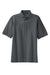 Port Authority K420/TLK420 Mens Shrink Resistant Short Sleeve Polo Shirt Steel Grey Flat Front