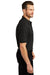 Port Authority K420/TLK420 Mens Shrink Resistant Short Sleeve Polo Shirt Black Model Side