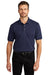 Port Authority K420/TLK420 Mens Shrink Resistant Short Sleeve Polo Shirt Navy Blue Model Front