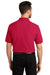 Port Authority K420/TLK420 Mens Shrink Resistant Short Sleeve Polo Shirt Red Model Back