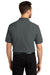 Port Authority K420/TLK420 Mens Shrink Resistant Short Sleeve Polo Shirt Steel Grey Model Back