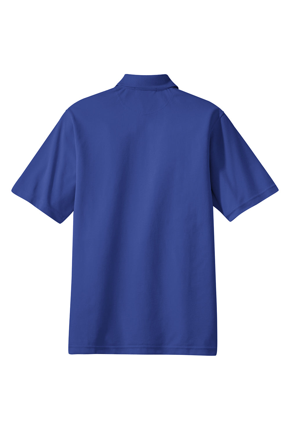 Port Authority K455/TLK455 Mens Rapid Dry Moisture Wicking Short Sleeve Polo Shirt Royal Blue Flat Back