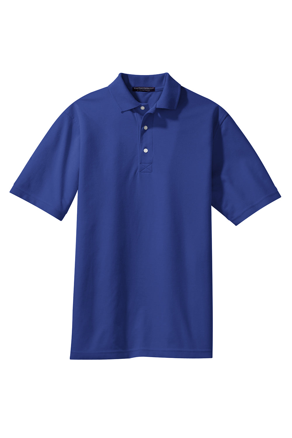 Port Authority K455/TLK455 Mens Rapid Dry Moisture Wicking Short Sleeve Polo Shirt Royal Blue Flat Front