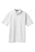 Port Authority K455/TLK455 Mens Rapid Dry Moisture Wicking Short Sleeve Polo Shirt White Flat Front