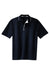 Sport-Tek K467 Mens Dri-Mesh Moisture Wicking Short Sleeve Polo Shirt Navy Blue/White Flat Front