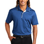 Sport-Tek Mens Dri-Mesh Moisture Wicking Short Sleeve Polo Shirt - Royal Blue/White