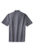 Sport-Tek K467 Mens Dri-Mesh Moisture Wicking Short Sleeve Polo Shirt Steel Grey/Black Flat Back