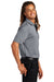 Sport-Tek K467 Mens Dri-Mesh Moisture Wicking Short Sleeve Polo Shirt Steel Grey/Black Model Side