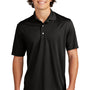 Sport-Tek Mens Dri-Mesh Moisture Wicking Short Sleeve Polo Shirt - Black