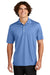 Sport-Tek K469/TK469 Mens Dri-Mesh Moisture Wicking Short Sleeve Polo Shirt Blueberry Model Front