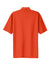 Sport-Tek K469/TK469 Mens Dri-Mesh Moisture Wicking Short Sleeve Polo Shirt Bright Orange Flat Back