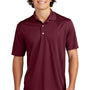 Sport-Tek Mens Dri-Mesh Moisture Wicking Short Sleeve Polo Shirt - Maroon