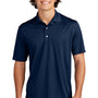 Sport-Tek Mens Dri-Mesh Moisture Wicking Short Sleeve Polo Shirt - Navy Blue