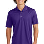 Sport-Tek Mens Dri-Mesh Moisture Wicking Short Sleeve Polo Shirt - Purple