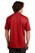 Sport-Tek K469/TK469 Mens Dri-Mesh Moisture Wicking Short Sleeve Polo Shirt Red Model Back