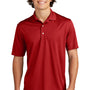 Sport-Tek Mens Dri-Mesh Moisture Wicking Short Sleeve Polo Shirt - Red