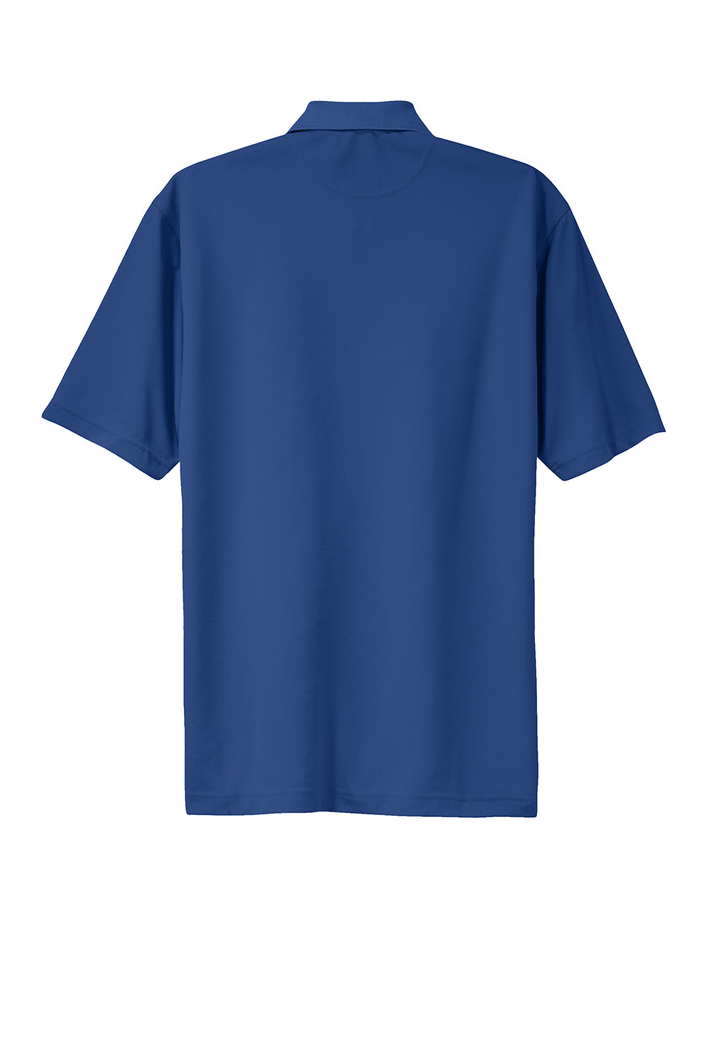 Sport-Tek K469/TK469 Mens Dri-Mesh Moisture Wicking Short Sleeve Polo Shirt Royal Blue Flat Back