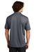 Sport-Tek K469/TK469 Mens Dri-Mesh Moisture Wicking Short Sleeve Polo Shirt Steel Grey Model Back