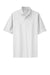 Sport-Tek K469/TK469 Mens Dri-Mesh Moisture Wicking Short Sleeve Polo Shirt White Flat Front