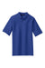 Port Authority K500P/TLK500P Mens Silk Touch Wrinkle Resistant Short Sleeve Polo Shirt w/ Pocket Royal Blue Flat Front